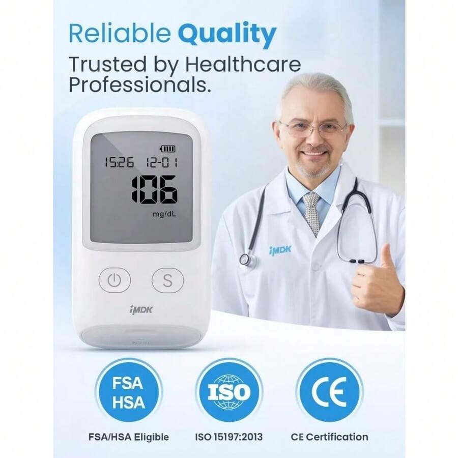 ⏳Limited Stock – 50% OFF⏳Portable Blood Glucose Meter Kit