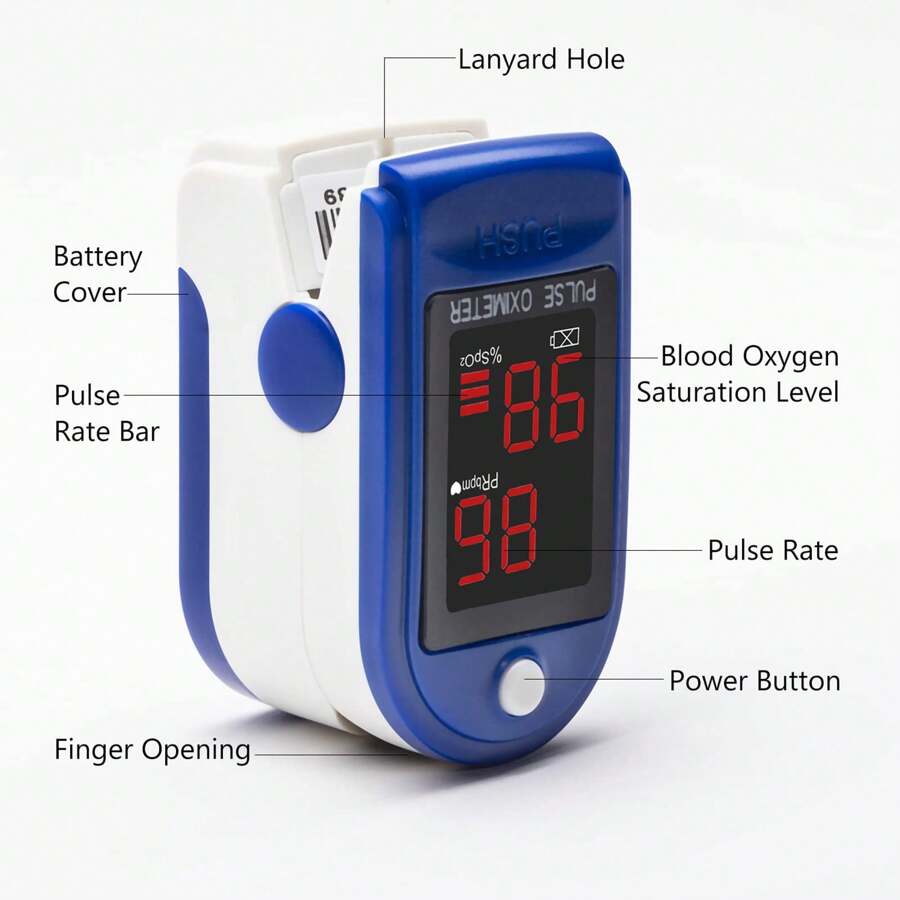 🔥50% OFF – Limited Time🔥LED Finger Pulse Oximeter