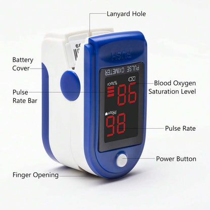 🔥50% OFF – Limited Time🔥LED Finger Pulse Oximeter