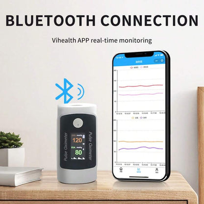 🏆Top Seller – 50% OFF🏆Dual Blood Oxygen and Blood Pressure Monitor – Bluetooth Oximeter