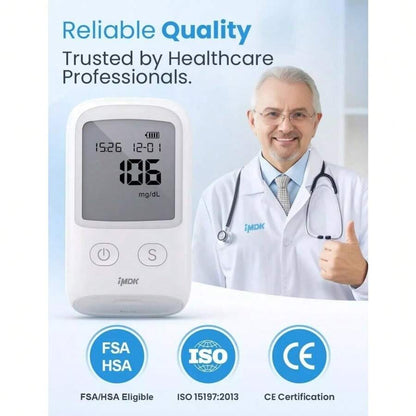 ⏳Limited Stock – 50% OFF⏳Portable Blood Glucose Meter Kit