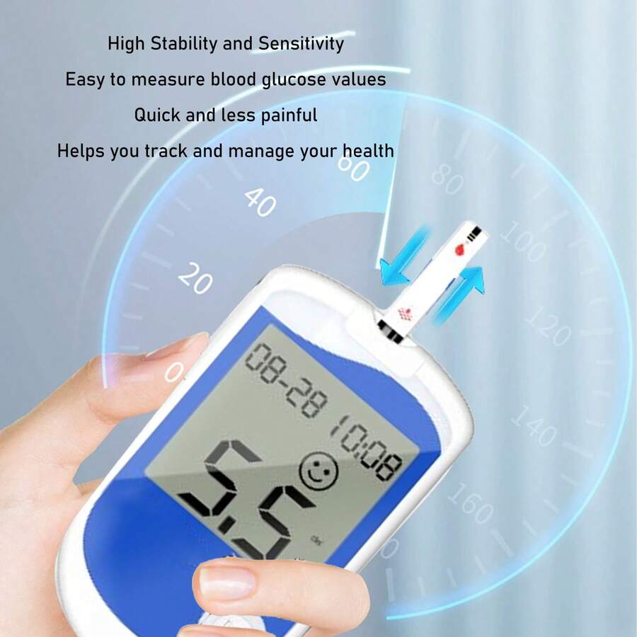 🚨Hot Offer: 50% OFF🚨Blood Glucose Monitor Kit with Large Display – 50 Test Strips