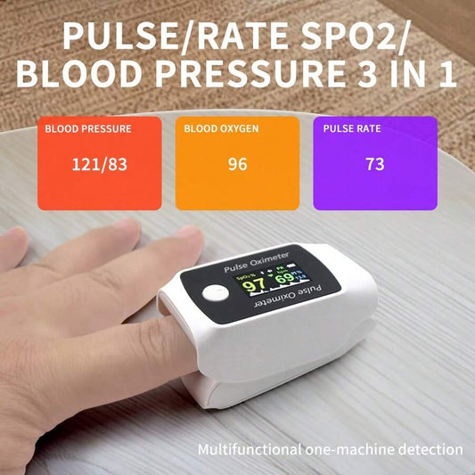 🏆Top Seller – 50% OFF🏆Dual Blood Oxygen and Blood Pressure Monitor – Bluetooth Oximeter
