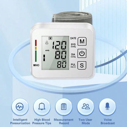 ⚡Mega Sale – 50% OFF⚡Automatic Wrist Blood Pressure Monitor Portable & Accurate