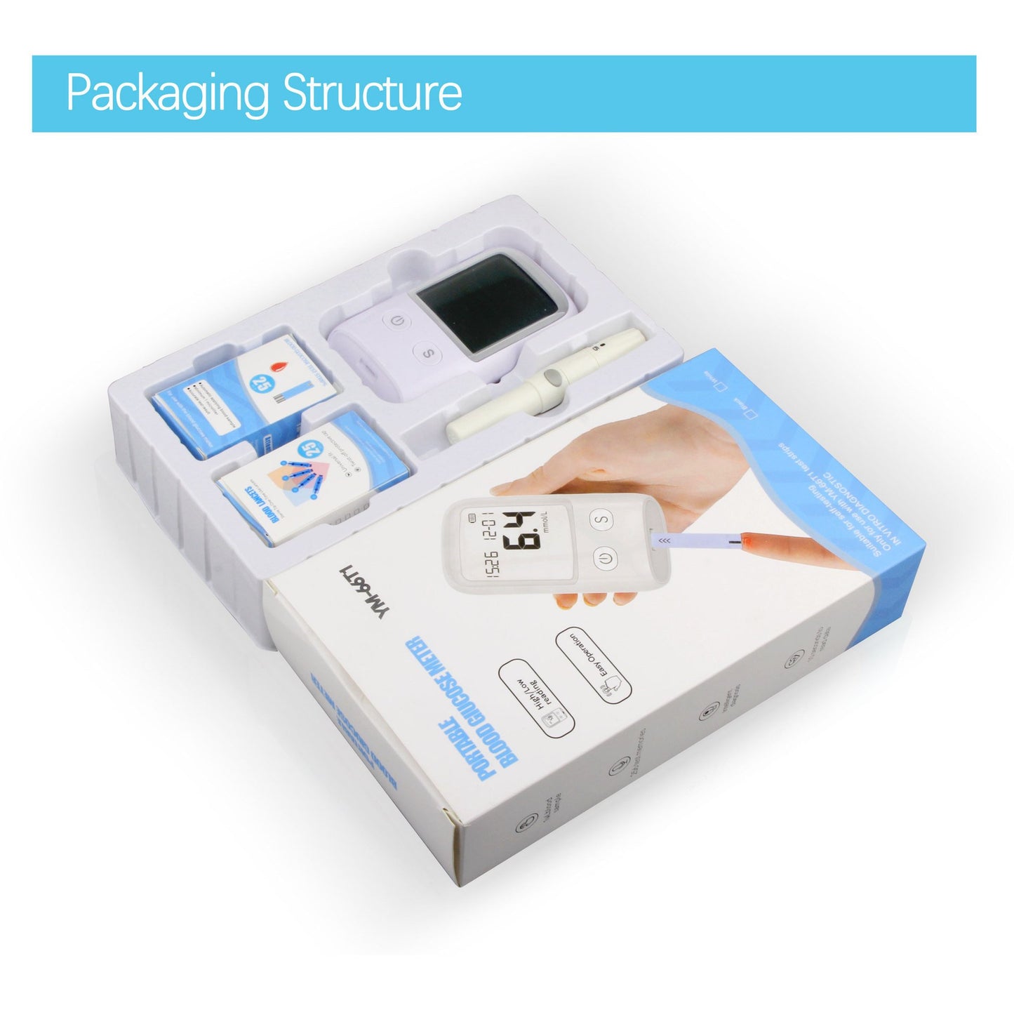⏳Limited Stock – 50% OFF⏳Portable Blood Glucose Meter Kit
